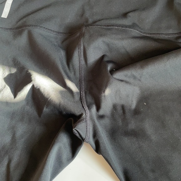 Zella Black Slit Knee Mesh Casual Active leggings size S - Picture 11 of 12